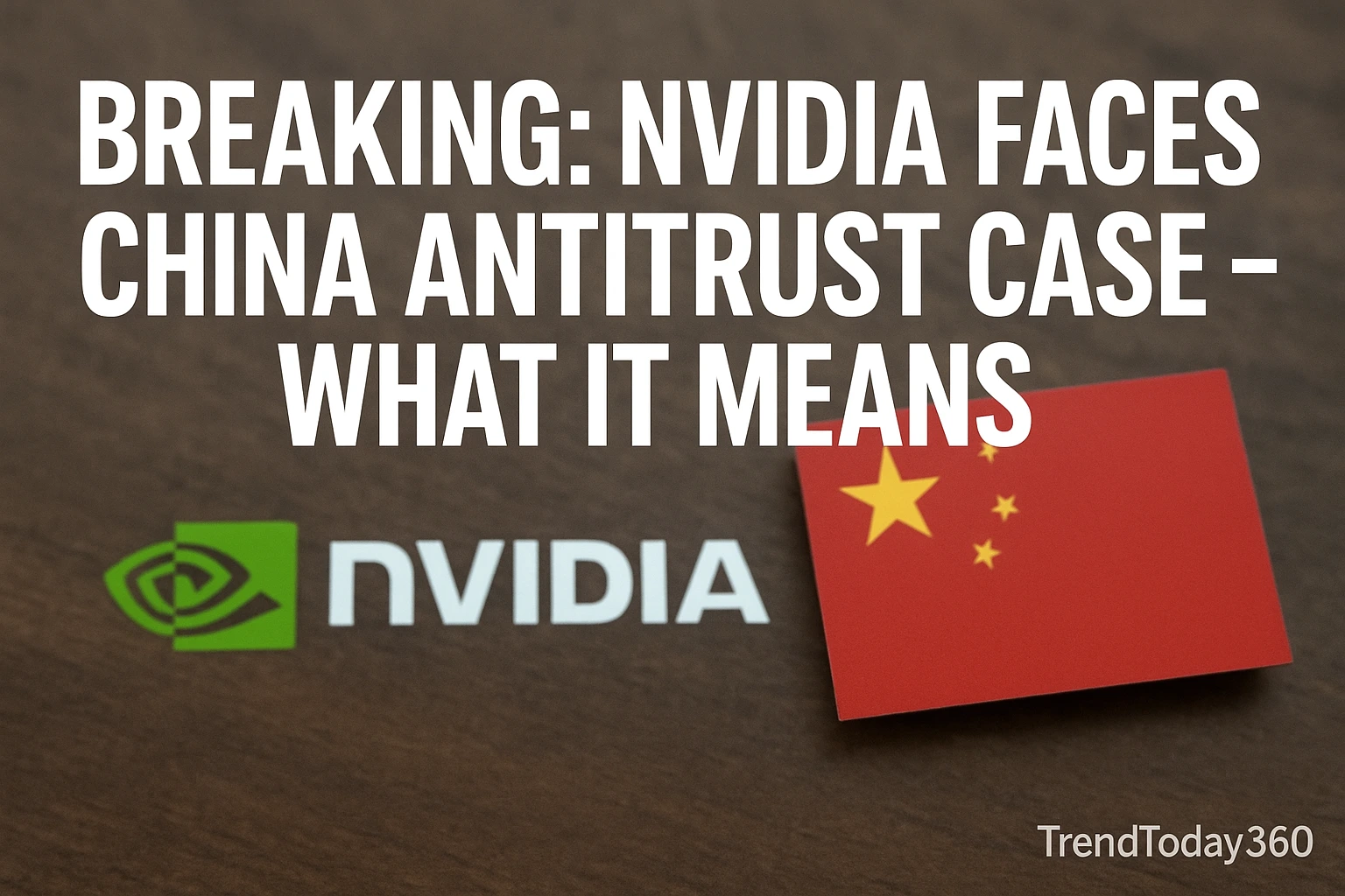Nvidia Broke Antitrust Law, China Says, as Tensions with U.S. Mount