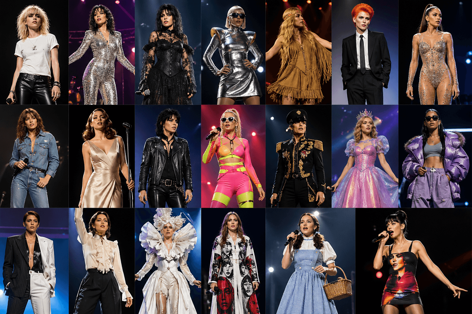 Lily Allen’s ‘Revenge’, Harry Styles’ Dorothy and Debbie Harry’s T-Shirt – 20 Iconic Onstage Dresses Ranked