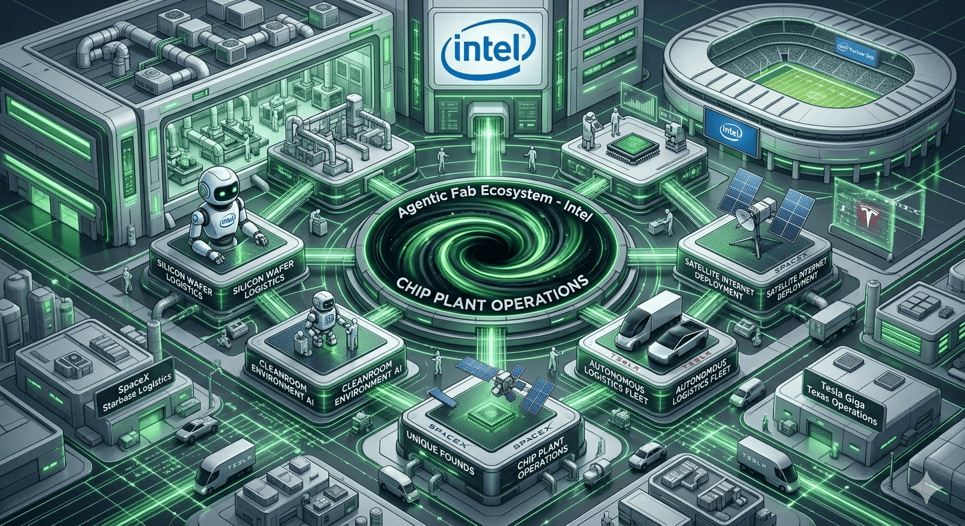 Intel Partners With SpaceX and Tesla to Operate New Chip Plant