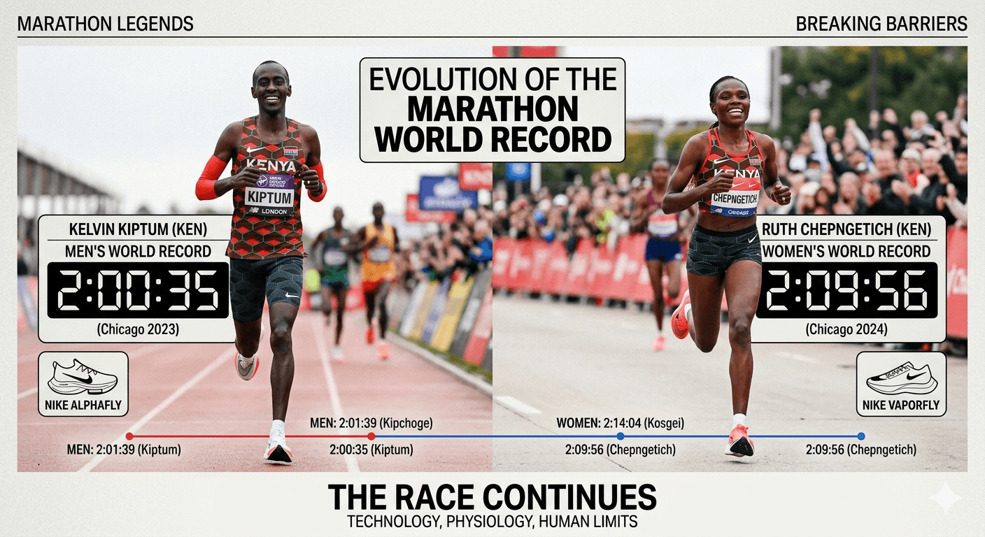Marathon world records list