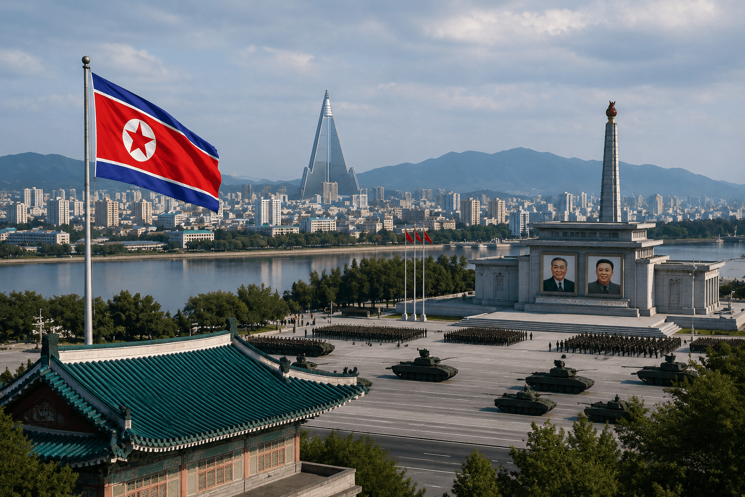 North Korea map