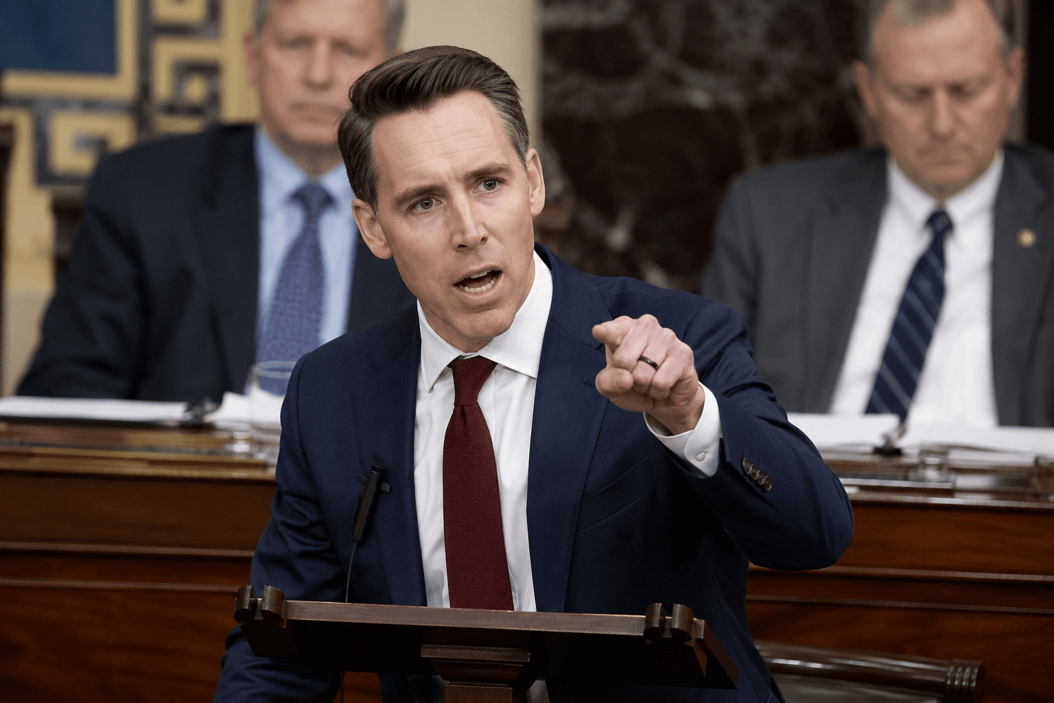 hawley criticizes gop senators votes